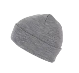 Gorro punto reciclado con dobladillo
