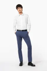 Camisa oxford de manga larga hombre