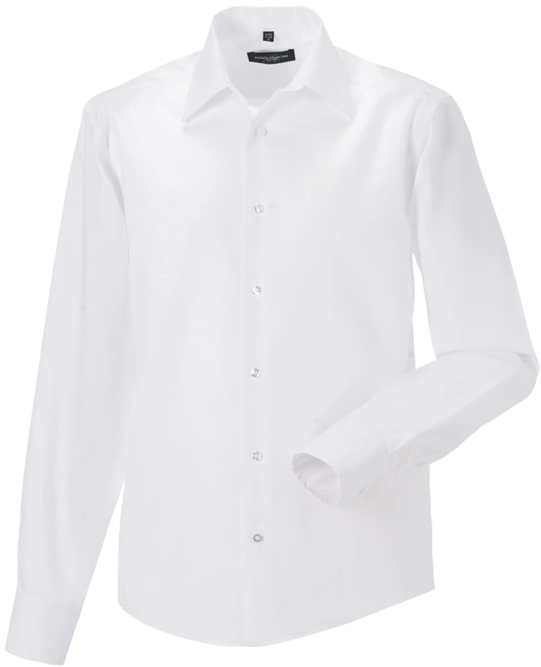 Camisa moderna sin plancha manga larga hombre