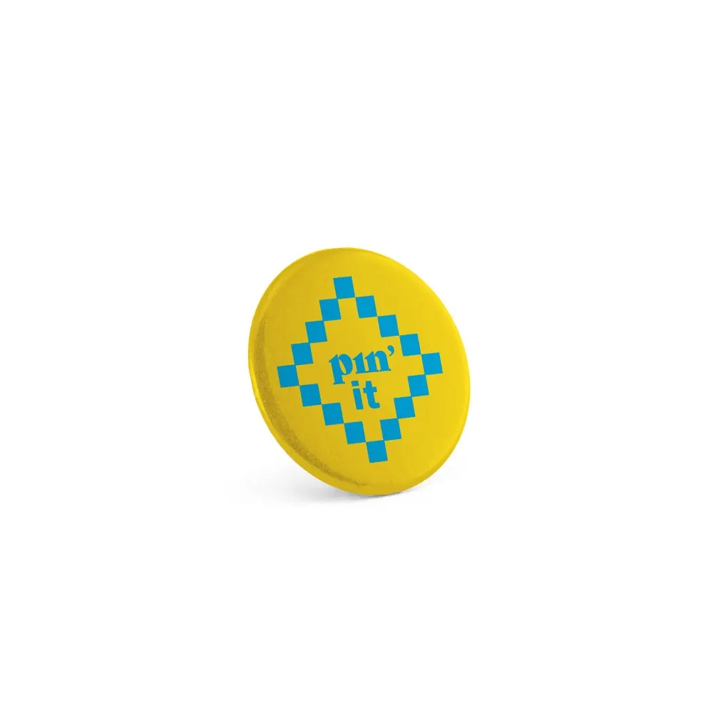 Button PIN 3. Pin redondo con