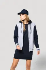 Cazadora tipo Béisbolera con capucha unisex