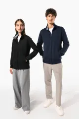 Chaqueta de felpa con cremallera mujer