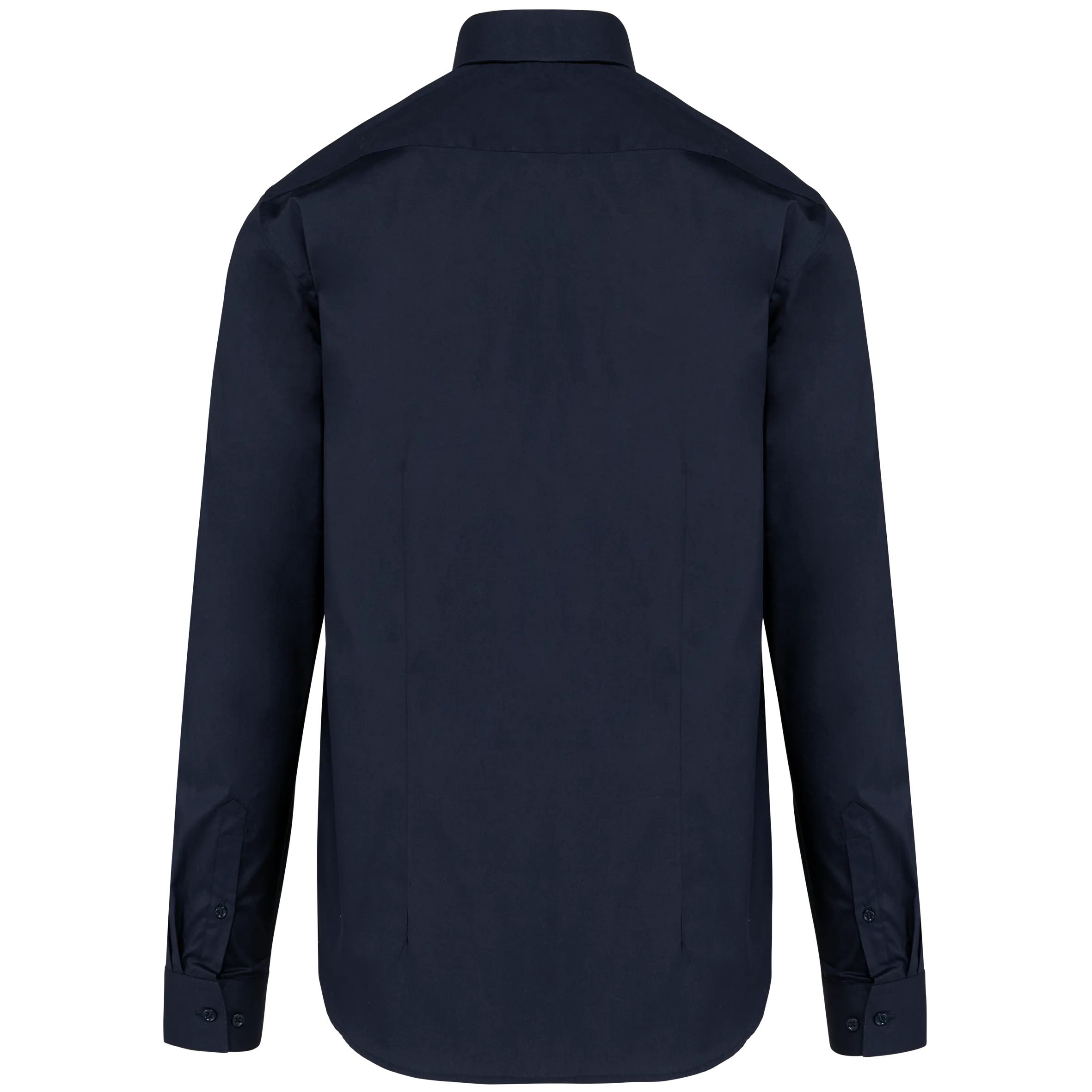 Camisa popelina manga larga hombre
