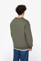 Sudadera cuello redondo oversize unisex