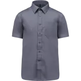 Camisa popelina de polialgodón manga corta de fácil cuidado hombre