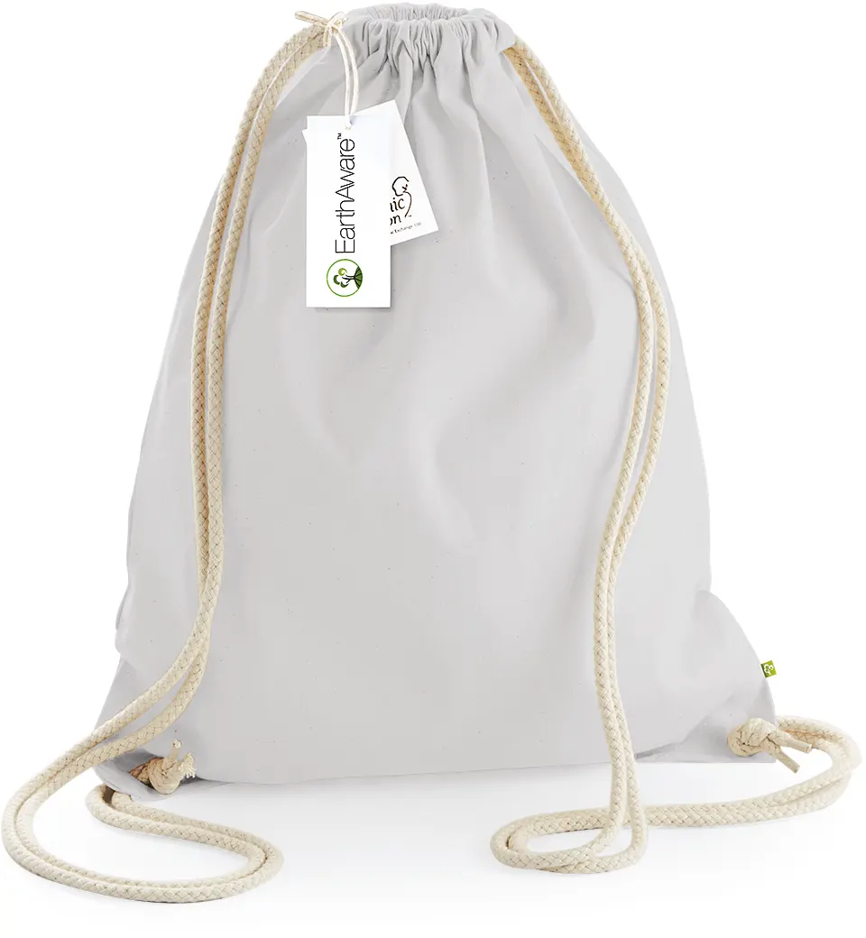 Bolsa de gimnasio EARTHAWARE® - algodón orgánico