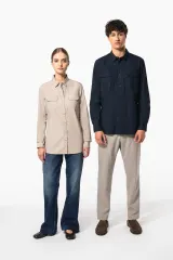 Camisa Safari manga larga hombre