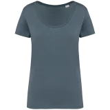 Camiseta ecorresponsable slub mujer