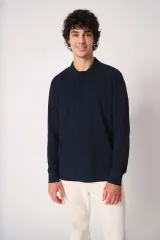 Polo punto piqué LSL hombre