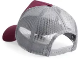 Burgundy / Light Grey