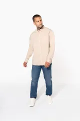 Camisa de algodón Nevada de manga larga para hombre