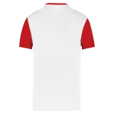 White / Sporty Red