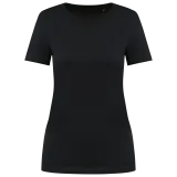 Camiseta Supima® cuello redondo manga corta mujer