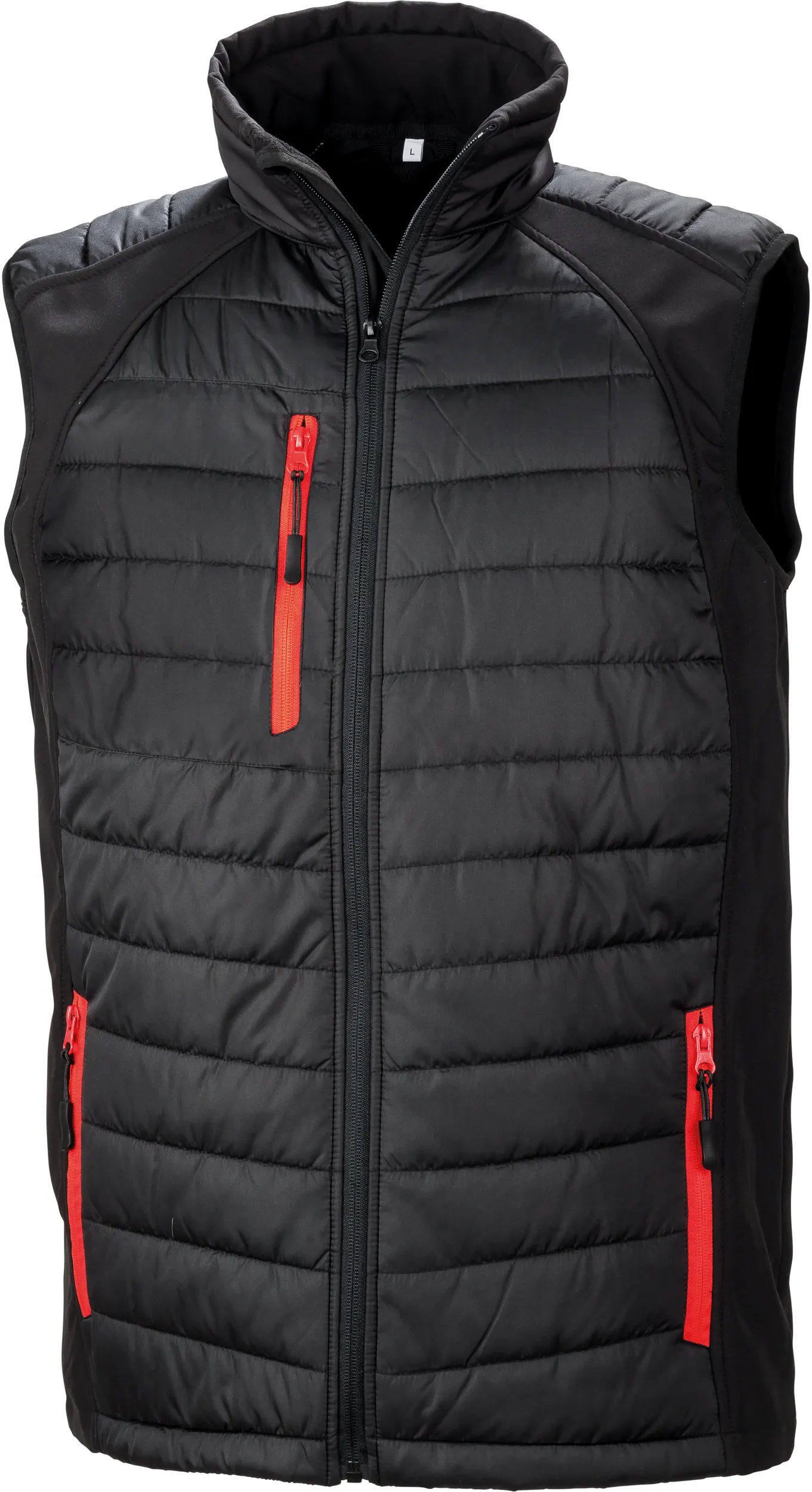 Chaleco Softshell Black Compass acolchado reciclado