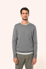 Jersey Supima® cuello redondo hombre