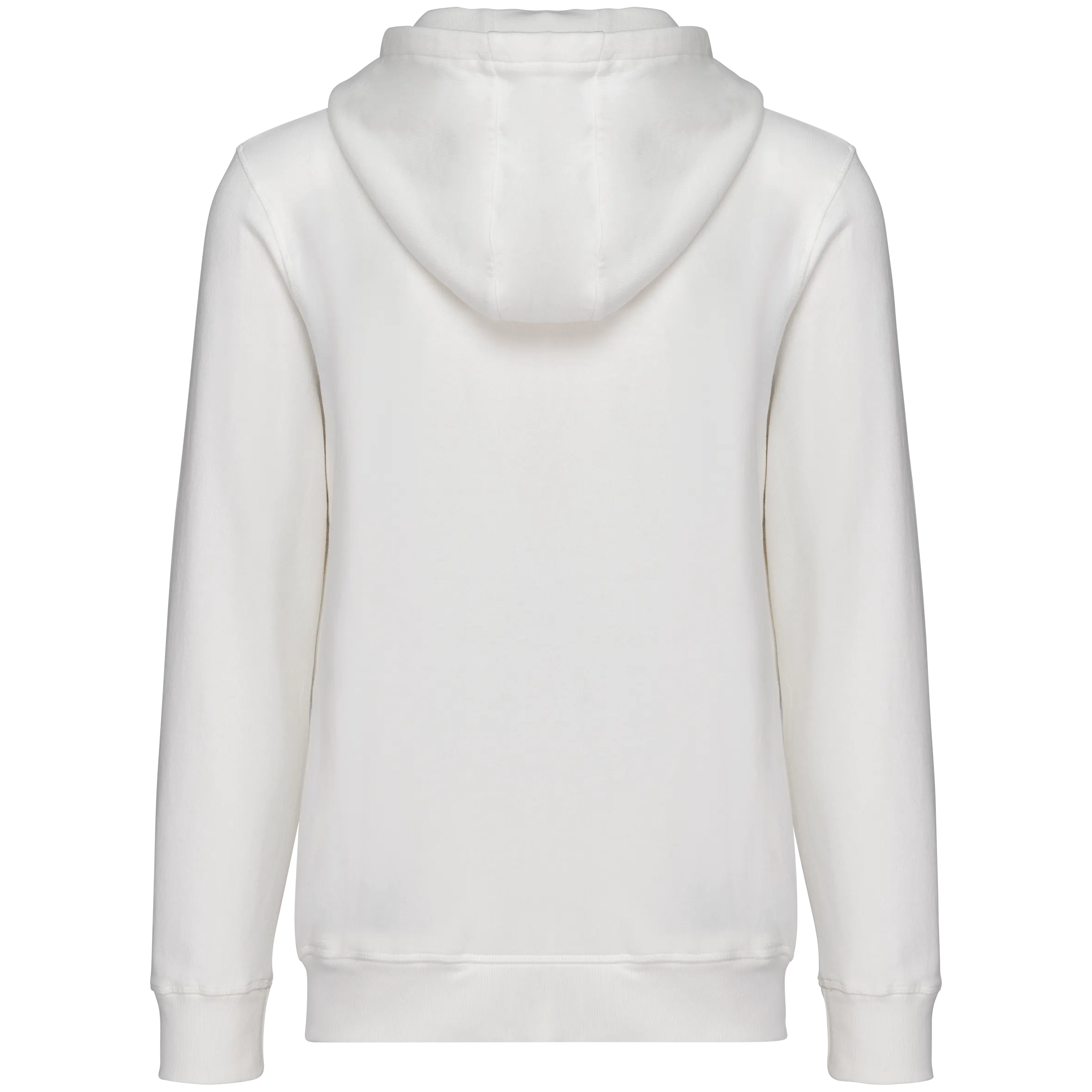 Sudadera ecorresponsable con cremallera y capucha French Terry unisex