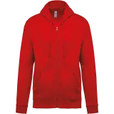 Sudadera capucha y cremallera unisex