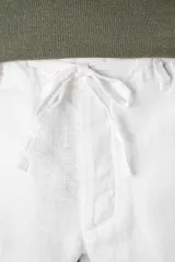 Pantalón efecto lavado de lino hombre