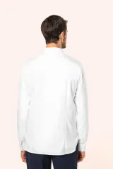 Camisa Oxford Pinpoint manga larga hombre