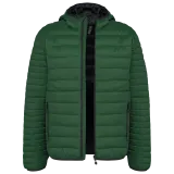 Chaqueta acolchada y ligera con capucha hombre