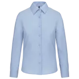 Camisa oxford manga larga mujer
