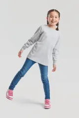 Camiseta Valueweight manga larga niños (61-007-0)