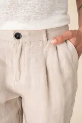 Pantalón de lino mujer