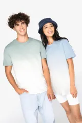 Camiseta ecorresposable Dip Dye unisex