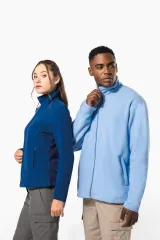 Chaqueta micropolar con cremallera mujer