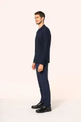 Polo Supima® manga larga hombre