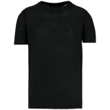 Camiseta lino cuello redondo hombre