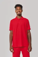 Polo de equipo bicolor unisex
