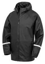 Chaqueta impermeable Prism PU con bandas reflectantes