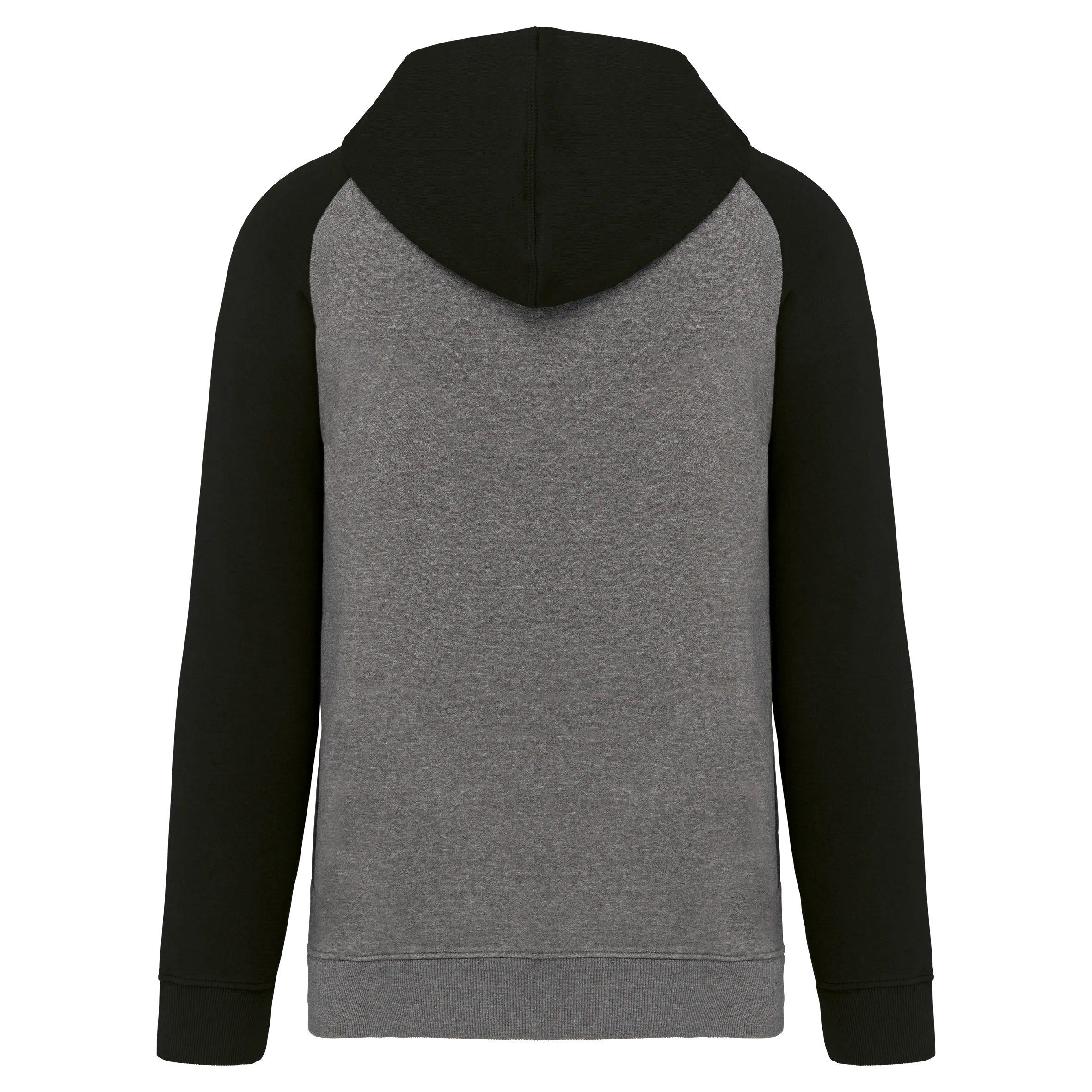 Sudadera bicolor con capucha para niños
