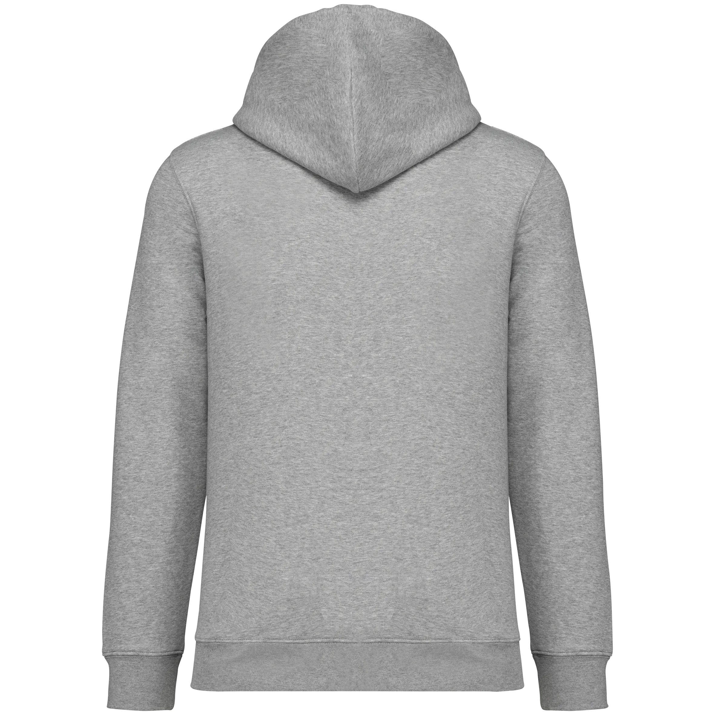 Sudadera ecorresponsable con cremallera y capucha unisex