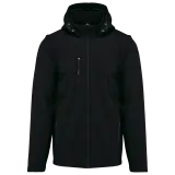 Chaquetas softshell 3 capas con capucha y mangas extraíbles unisex