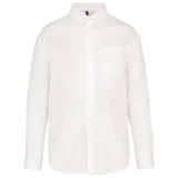 Camisa no-plancha manga larga hombre