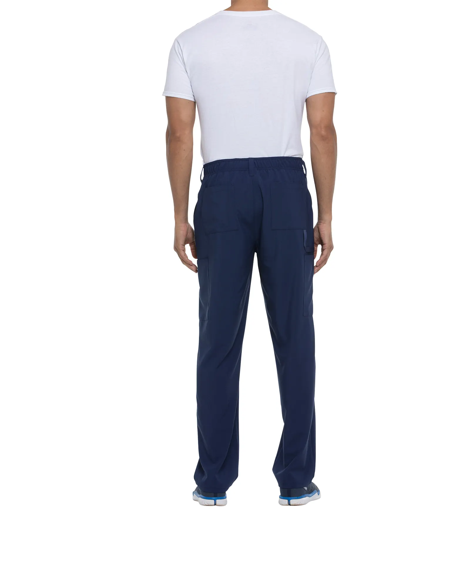 Pantalón con cordón de ajuste y tiro estándar hombre