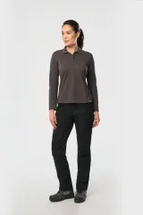 Polo Antibacteriano manga larga mujer