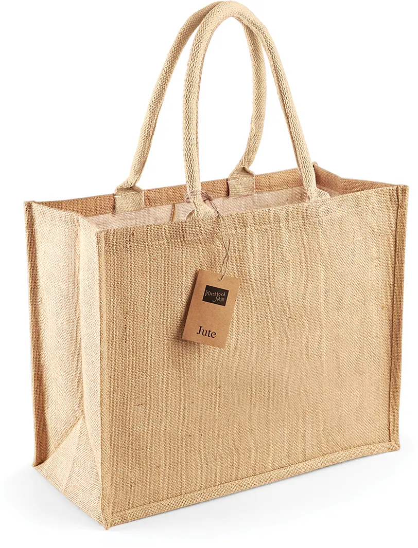 Bolsa de compra clásica de yute