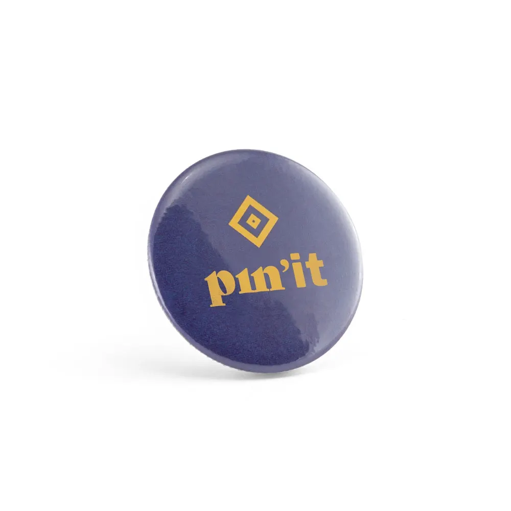Button PIN 8. Pin redondo con doble cierre magnético