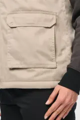 Chaleco polialgodón multibolsillos acolchado - Unisex