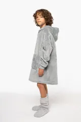 Poncho tipo manta infantil