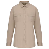 Camisa Safari manga larga mujer