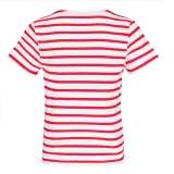 White / Red Stripe