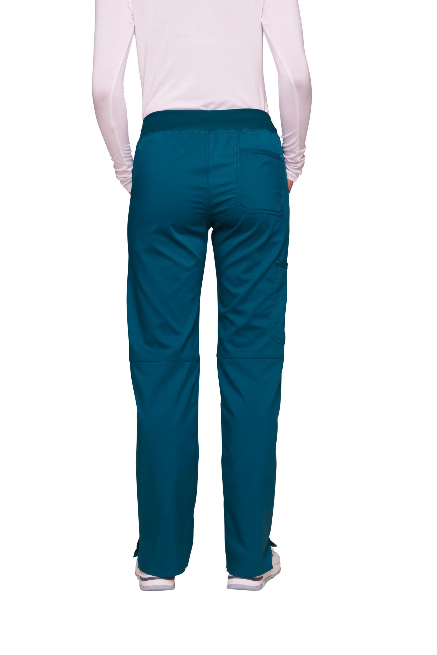 Pantalones tipo cargo de tiro medio mujer