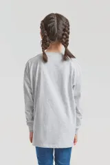 Camiseta Valueweight manga larga niños (61-007-0)