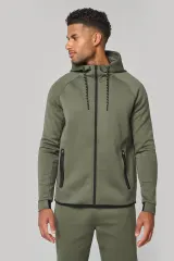 Chaqueta de chándal performance con capucha hombre