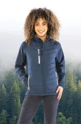 Chaqueta Softshell Black Compass acolchada reciclada