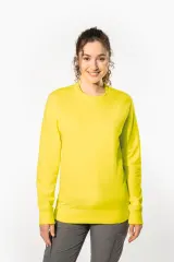Sudadera cuello redondo reciclada unisex